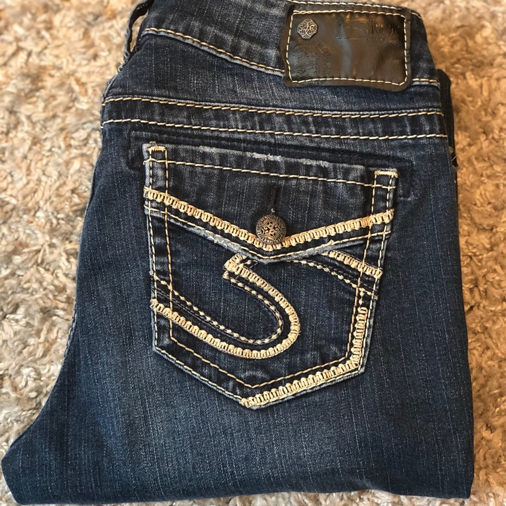 Silver Bootcut Jeans